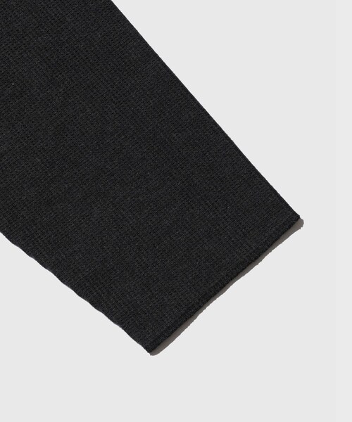 ADAM ET ROPE'(アダムエロペ)の「【blurhmsROOTSTOCK】Rough&Smooth Thermal Over NeckL/S(Tシャツ/カットソー・メンズ・ブラック/チャコール/ホワイト・2/3)」の10枚目の写真