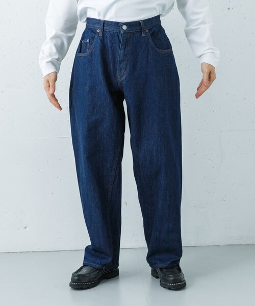 URBAN RESEARCH（アーバンリサーチ）の「CIOTA　Baggy 5 Pocket Pants（デニムパンツ・メンズ・Navy・30/32/34）」の4枚目の写真