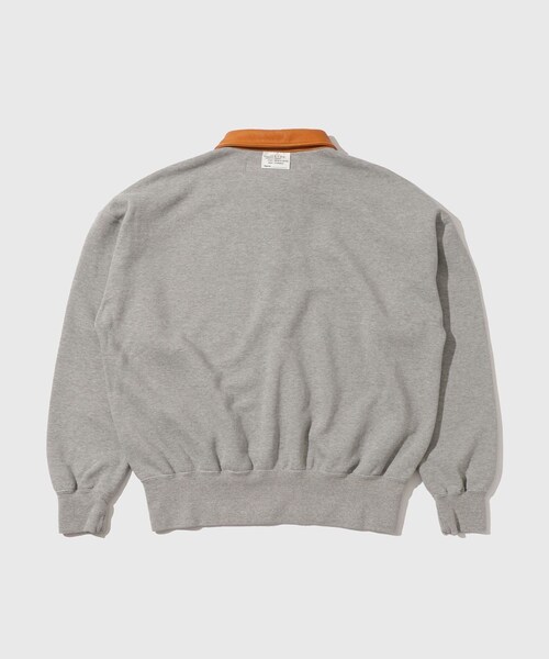 ADAM ET ROPE'（アダムエロペ）の「【KYOU/キョウ】BROTHERS Leather x Original Supima Aging Cotton Sweat（スウェット・メンズ・ブラック/グレー/オリーブ・1/2）」の19枚目の写真