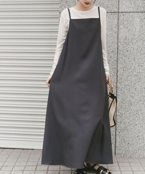ITEMS URBANRESEARCH(アイテムズ アーバンリサーチ)の「シアーインナーセットワンピース(ワンピース・レディース・CML/CHA・Free)」の6枚目の写真