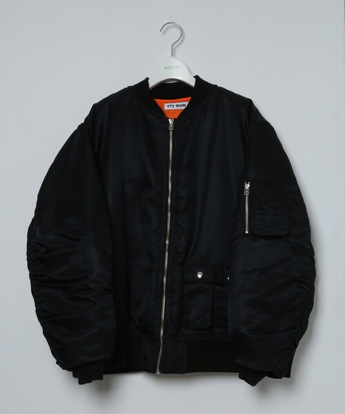 ADAM ET ROPE'（アダムエロペ）の「MENS【TTT_MSW】MA-1 IN MA-1（MA-1・メンズ・ブラック・L/M）」の14枚目の写真