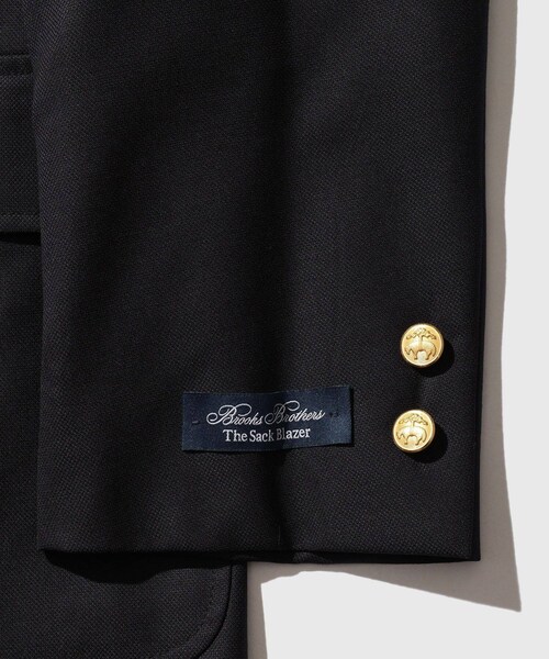 ADAM ET ROPE'(アダムエロペ)の「【Brooks Brothers/ブルックスブラザーズ】BLZ 1818 SACK 3B HOOK HL USA TRAD(テーラードジャケット・メンズ・ネイビー・38/40/42)」の7枚目の写真