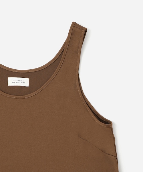Saturdays NYC（サタデーズ ニューヨークシティ ）の「Jess Satin Tank Onepiece Dress（ワンピース・レディース・ブラック/ブラウン・L/M/S）」の17枚目の写真