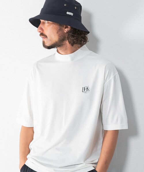 URBAN RESEARCH Sonny Label（アーバンリサーチサニーレーベル）の「OOPS　吸水速乾モックネックTシャツ（Tシャツ/カットソー・メンズ・WHITE/BLACK/WHITE 廃番/BLACK 廃番・M/L/XL/4）」の8枚目の写真