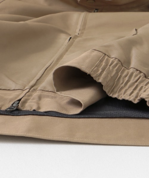 EKAL(エカル)の「『吸水速乾/イージーケア』coolmax chino スタンドジャケット(ブルゾン・メンズ・ベージュ/ネイビー・M/L)」の21枚目の写真