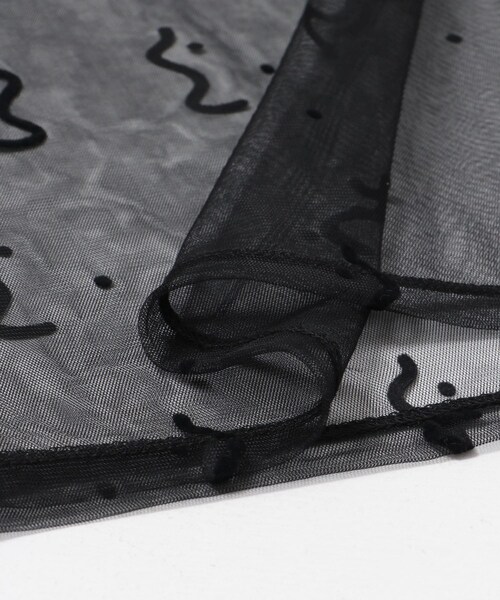 URBAN RESEARCH(アーバンリサーチ)の「PoI tulle top naminami(Tシャツ/カットソー・レディース・blk×blk/black・FREE)」の9枚目の写真