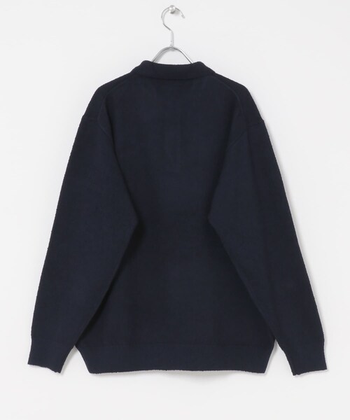 URBAN RESEARCH DOORS（アーバンリサーチドアーズ）の「ミニブークレ ニットポロ（ニット/セーター・メンズ・BROWN/NAVY/YELLOW・M/L）」の10枚目の写真