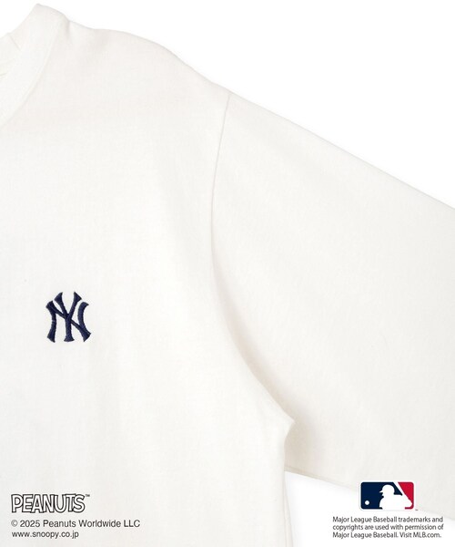 ROPE' PICNIC（ロペピクニック）の「【PEANUTS×MLB COLLECTION by ROPE' PICNIC】ロングスリーブTee（Tシャツ/カットソー・レディース・ホワイト/ホワイト系/ベージュ・F）」の17枚目の写真