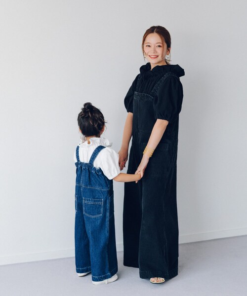URBAN RESEARCH Sonny Label（アーバンリサーチサニーレーベル）の「NaokoTakayamaデニムオーバーオール（サロペット/オーバーオール・レディース・インディゴ/ブラック・36/38）」の10枚目の写真