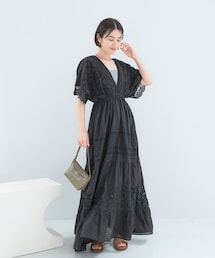 URBAN RESEARCH ROSSO | インドコットンエンブロイダリーワンピース(ワンピース)