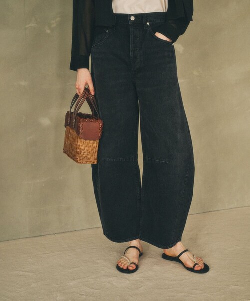 ROPE'（ロペ）の「【citizens of humanity（シチズンズ・オブ・ヒューマニティ）】HORSESHOE JEAN｜カービーデニム（デニムパンツ・レディース・ブラック・25/26）」の19枚目の写真