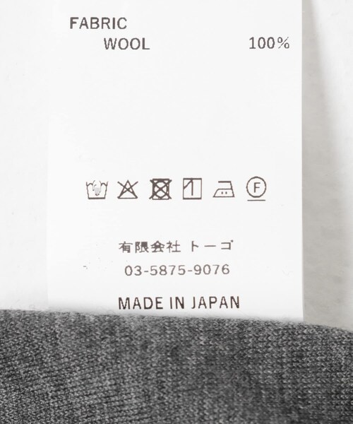 URBAN RESEARCH(アーバンリサーチ)の「nonnotte STANDARD TANK TOP(タンクトップ・メンズ・CHARCOAL・4/5)」の8枚目の写真
