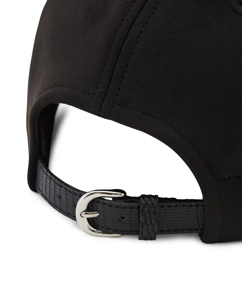 ADAM ET ROPE'(アダムエロペ)の「【SOLARIS&Co./ソラリス】NAUGHTY BOY - SUEDE 6PANEL CAP(キャップ・メンズ・ブラック・F)」の6枚目の写真
