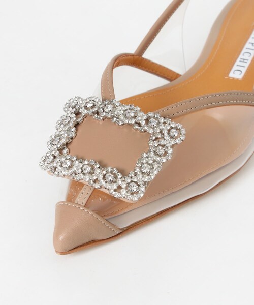 URBAN RESEARCH（アーバンリサーチ）の「PIPPICHIC　ANNA PVC JEWELRY 20（サンダル・レディース・beige/black・36/36.5/37）」の12枚目の写真