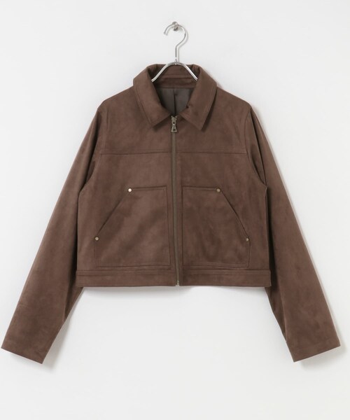 SENSE OF PLACE by URBAN RESEARCH(センスオブプレイスバイアーバンリサーチ)の「FLショートジャケット(テーラードジャケット・レディース・CAMEL/BLACK/BROWN・One)」の16枚目の写真