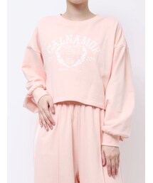 CALNAMUR | RIBBON COLLEGE LOGO SWEAT/リボンカレッジロゴスウェット(スウェット)