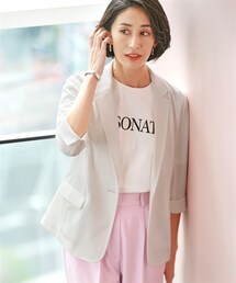 nissen | カットソーテーラードジャケット【OtonaSMILE】(テーラードジャケット)