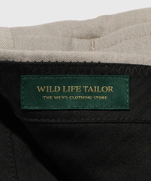 ADAM ET ROPE'（アダムエロペ）の「WOOL LINEN TROUSERS（スラックス・メンズ・ブラック/キナリ/ネイビー系・L/M/XL）」の13枚目の写真