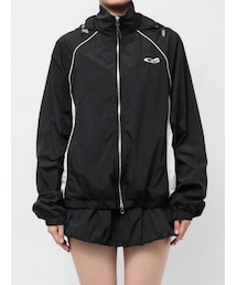 EMODA | ナイロンジップアップブルゾン(ブルゾン)