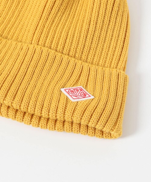 URBAN RESEARCH DOORS（アーバンリサーチドアーズ）の「DANTON　RIB KNIT CAP（ニットキャップ/ビーニー・メンズ・BLACK/CHARCOAL/DK.BLUE/YELLOW・Free）」の16枚目の写真