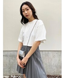 EMODA | ヘムシェイプショートTシャツ(Tシャツ/カットソー)