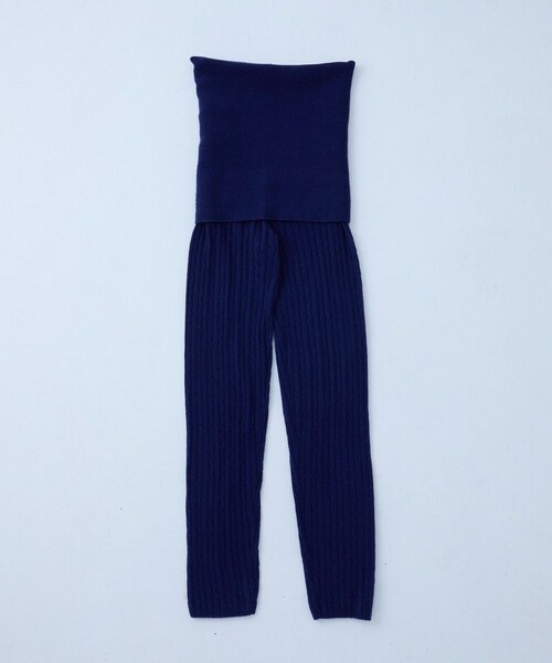 ADAM ET ROPE'(アダムエロペ)の「【J'aDoRe・店舗限定】【Y YO_cashmere(イーヨ カシミヤ)】cable long leggings(レギンス/スパッツ・レディース・ブラック/グレー/ネイビー・F)」の10枚目の写真