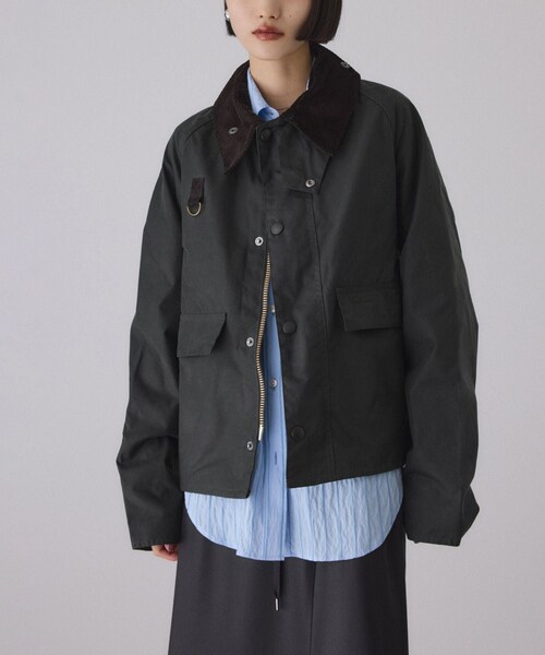 ADAM ET ROPE'(アダムエロペ)の「【J’aDoRe限定】【Barbour(バブアー)】SPEY WAX JACKET(その他アウター・レディース・ブラック/カーキ・M/S)」の7枚目の写真