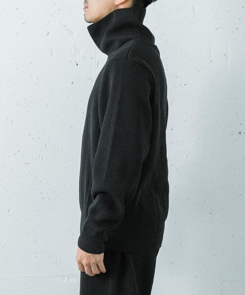 URBAN RESEARCH(アーバンリサーチ)の「PURLAM PU301-MPO03(ニット/セーター・メンズ・CHARCOAL/BLACK/DARK NAVY・2/3)」の10枚目の写真