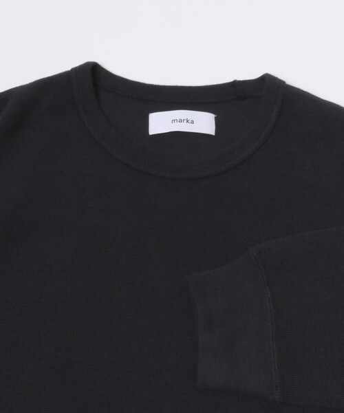 URBAN RESEARCH DOORS（アーバンリサーチドアーズ）の「marka　CREW NECK LONG-SLEEVE T-SHIRTS（Tシャツ/カットソー・メンズ・WHITE/CHARCOAL/BLACK・2/3）」の9枚目の写真