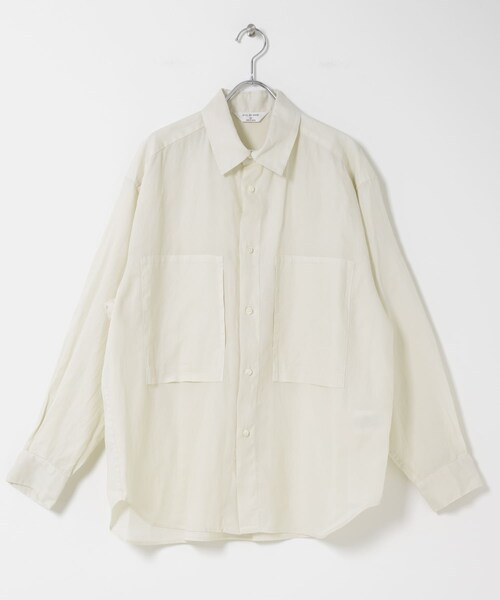 URBAN RESEARCH DOORS(アーバンリサーチドアーズ)の「STILL BY HAND GARMENT-DYE OVER SHIRTS(シャツ/ブラウス・メンズ・SKY BLUE/ECRU/BLACK NAVY・46/48)」の5枚目の写真