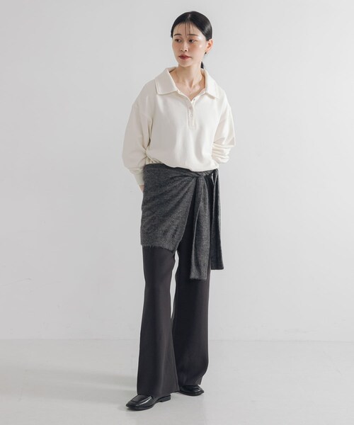 URBAN RESEARCH(アーバンリサーチ)の「シャツカラースウェット(スウェット・レディース・OFF/GRAY/NAVY・FREE)」の10枚目の写真