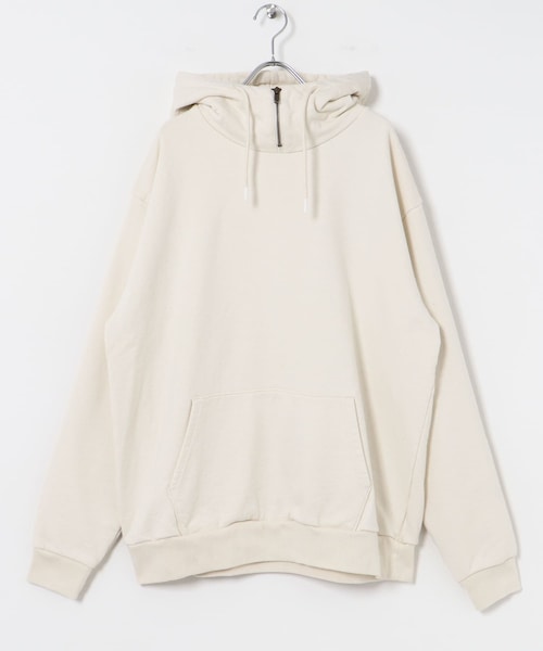 URBAN RESEARCH(アーバンリサーチ)の「dDdDdDd FADE HALFZIP HOODIE SWEAT(パーカー・メンズ・GRAY/WHITE/BLACK/NAVY・S/M/L/XL/XXL)」の1枚目の写真