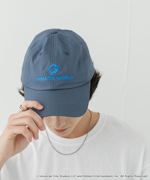 SENSE OF PLACE by URBAN RESEARCH（センスオブプレイスバイアーバンリサーチ）の「『別注』Jurassic World×SENSE OF PLACE　CAP（キャップ・メンズ・BLACK/IVORY/BLUE・one）」の3枚目の写真