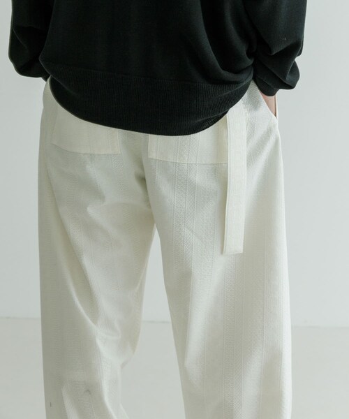 URBAN RESEARCH(アーバンリサーチ)の「SEEALL MANCHESTER PANTS(その他パンツ・メンズ・BLK×BLK/WHT×WHT・3/4)」の5枚目の写真