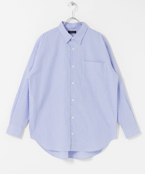 EKAL(エカル)の「cotton crispシャツ(シャツ/ブラウス・レディース・ストライプ/イエロー/グレー・One)」の21枚目の写真