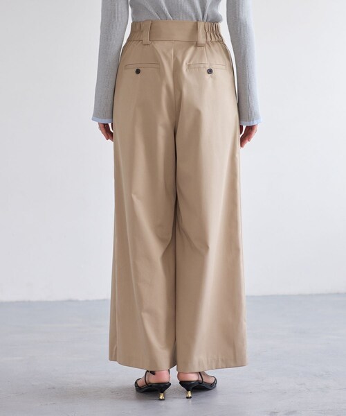 VIS（ビス）の「フロントタックデザインワイドパンツ（その他パンツ・レディース・ライトグレー/ベージュ・M/S）」の21枚目の写真