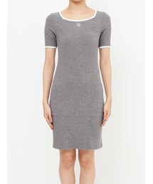 EMODA | スクエアカットリブワンピース(ワンピース)