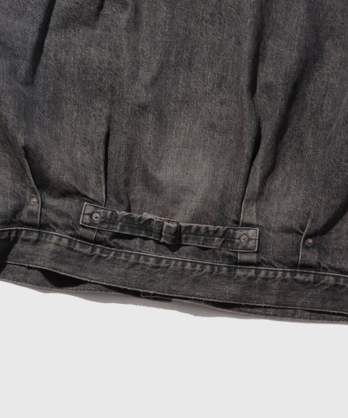 ADAM ET ROPE'（アダムエロペ）の「【DAIRIKU/ダイリク】2PKT Vinatge Denim Jacket（デニムジャケット・メンズ・ブラック・L/M/S）」の10枚目の写真