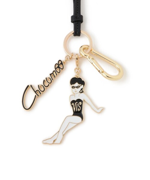 VIS(ビス)の「【Chocomoo】VIS別注マルチチャーム(チャーム・レディース・ブラック/ピンク・F)」の18枚目の写真