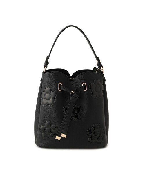 VIS(ビス)の「追加【MARY QUANT×VIS】デイジーハートカットバッグ(ショルダーバッグ・レディース・ブラック/キナリ・F)」の12枚目の写真