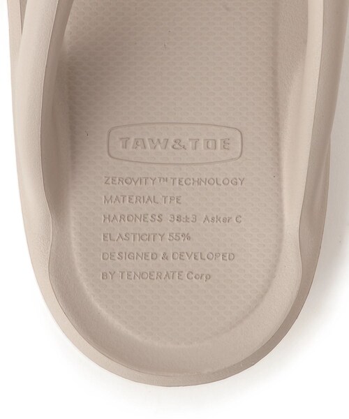 ADAM ET ROPE'（アダムエロペ）の「【TAW&TOE(トーアンドトー)】ZEROVITY Flip Flop OG（サンダル・レディース・ブラック/ライトグレー/ローズピンク/クリーム・23/24/25）」の19枚目の写真