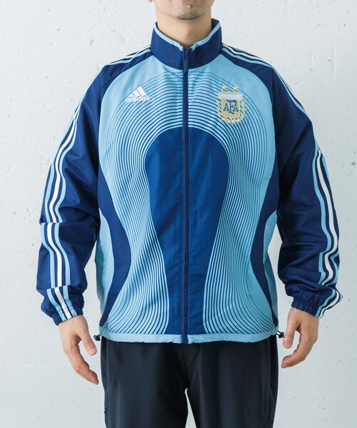 URBAN RESEARCH(アーバンリサーチ)の「adidas サッカーアルゼンチン代表 2006 アウェイ トラックトップ(テーラードジャケット・メンズ・ダークブルー・M/L/XL)」の4枚目の写真