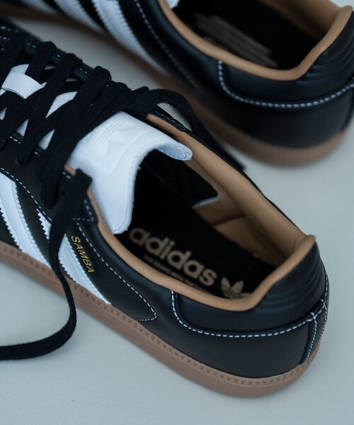 ADAM ET ROPE'（アダムエロペ）の「【adidas Originals for ADAM ET ROPE'】SAMBA OG（スニーカー・メンズ・ブラック・25.5/26.0/26.5/27.0/27.5/28.0/28.5/29.0/29.5/30.0）」の15枚目の写真