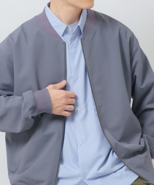 ITEMS URBANRESEARCH(アイテムズ アーバンリサーチ)の「TRストレッチ ジップアップブルゾン(ブルゾン・メンズ・BLK/GRY/BEG・M/L)」の18枚目の写真