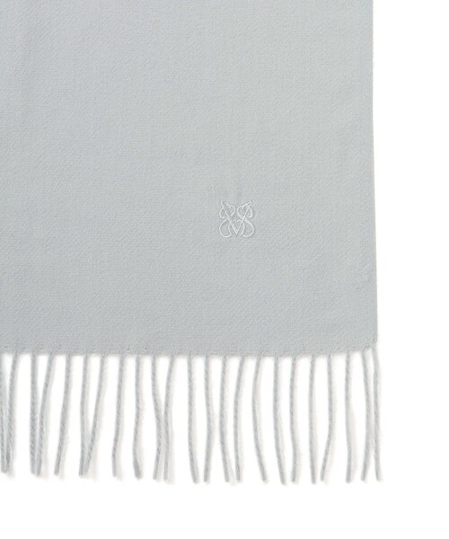 VIS（ビス）の「なめらかタッチ刺繍入りストール（ストール/ショール・レディース・ブラック/ライトグレー/オフホワイト/ベージュ/ピンク系・F）」の18枚目の写真