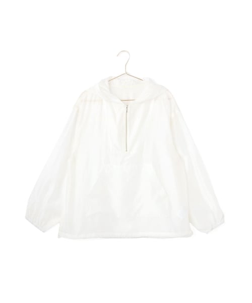 ROPE' PICNIC（ロペピクニック）の「【emur/エミュール】エアリーローンアノラックパーカー（ブルゾン・レディース・チャコール/オフホワイト/ブラウン・38）」の18枚目の写真