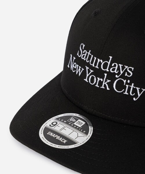 Saturdays NYC(サタデーズ ニューヨークシティ )の「New Era®x Saturdays NYC "Miller" Logo Cap(キャップ・レディース・ブラック/ネイビー・F)」の14枚目の写真