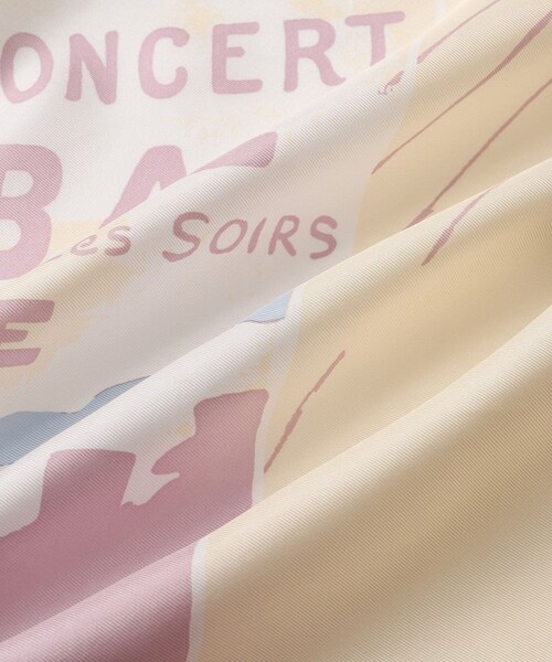 ROPE'（ロペ）の「ロートレックシルクスカーフ/Lサイズ（バンダナ/スカーフ・レディース・キナリ/ピンク/ライトグレー・F）」の11枚目の写真