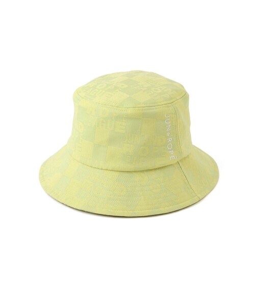 ROPE'（ロペ）の「チェッカーボードジャガードバケットハット（ハット・レディース・ブラック/サックス/イエロー・F）」の9枚目の写真