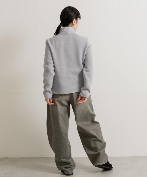 THE GOODLAND MARKET（ザグッドランドマーケット）の「AIGLE　ポーラテック フリースジャケット T-KIT（テーラードジャケット・レディース・G.LILAS/NOIR・36/38/40）」の18枚目の写真